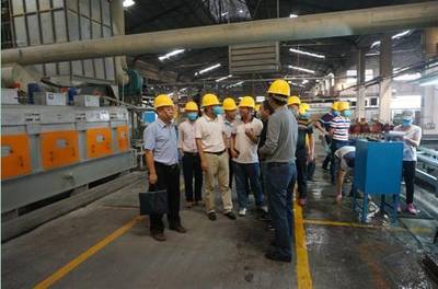 潮州市安全監(jiān)管局會同廣東省職防院專家到我區(qū)開展陶瓷生產(chǎn)和耐火材料制造企業(yè)粉塵危害專項(xiàng)治理交叉檢查工作